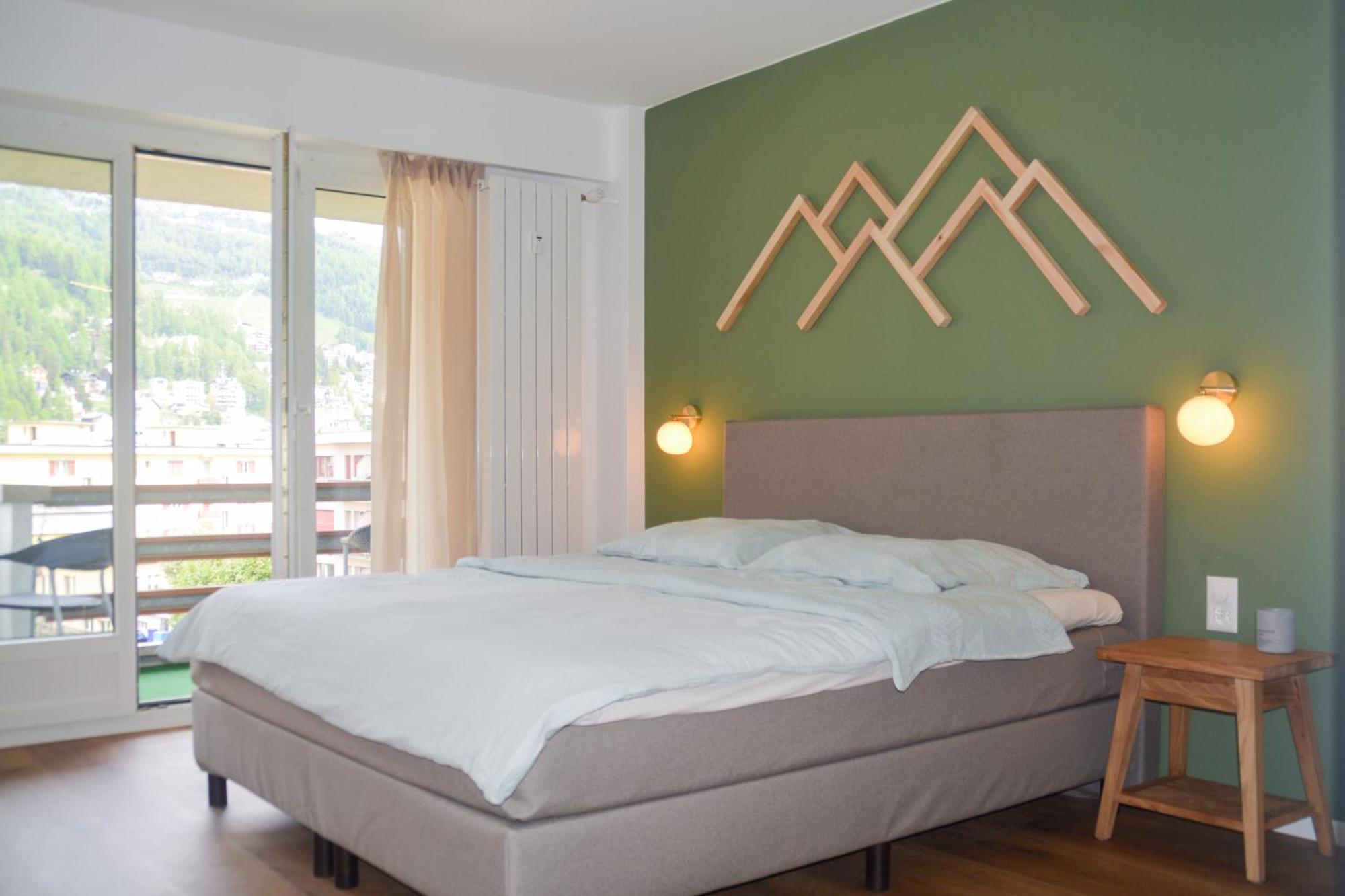 Swissme - Neu-Seeblick-Balkon-Parkplatz-Nahe Bergbahn St. Moritz Luaran gambar