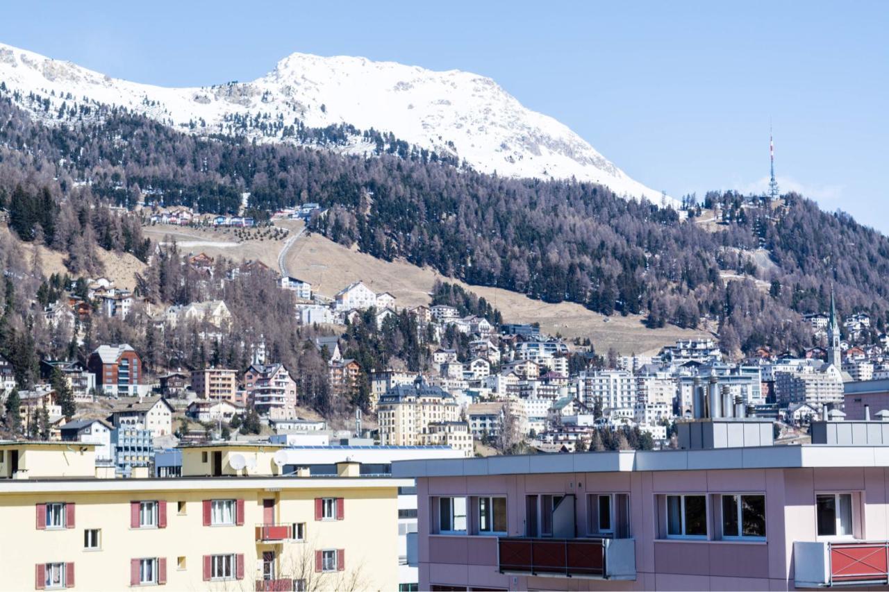Swissme - Neu-Seeblick-Balkon-Parkplatz-Nahe Bergbahn St. Moritz Luaran gambar